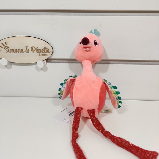 [P01437] Peluche - Lilliputiens - Anaïs le flamant rose 