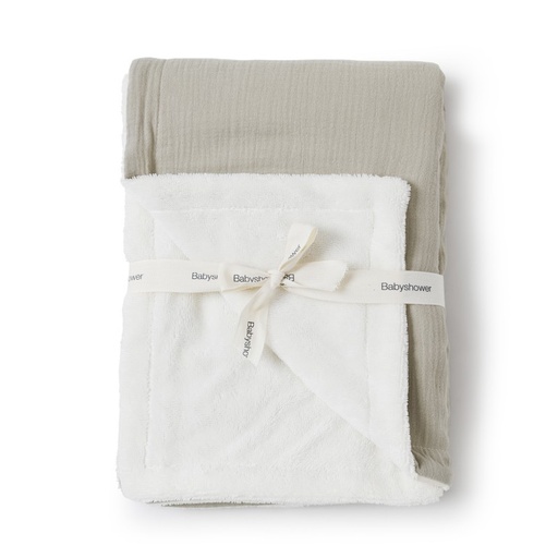 [9508483745360] Couverture printemps - Babyshower - Dune powder