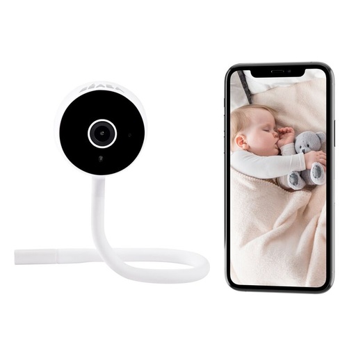 [3384349302955] Ecoute bébé vidéo - Beaba - Zen Connect Blanc
