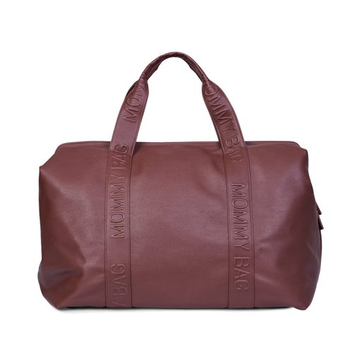 [5420007169732] Sac à langer - Childhome - Mommy Bag Signature Simili Dark Brown