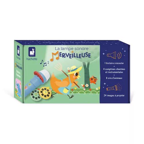 [3700217346775] Lampe Sonore Merveilleuse - Janod - Les Animaux