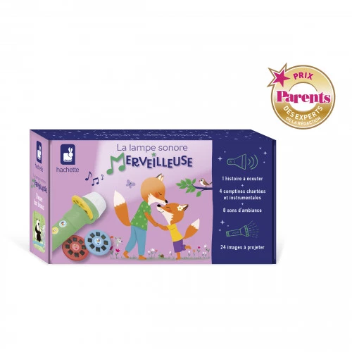 [3700217346799] Lampe Sonore Merveilleuse - Janod - L'heure Des Bisous