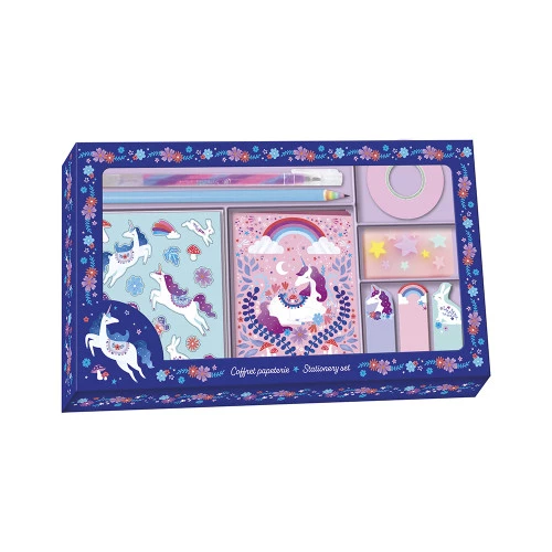 [3700217389406] Coffret Papeterie - Janod - Licorne 