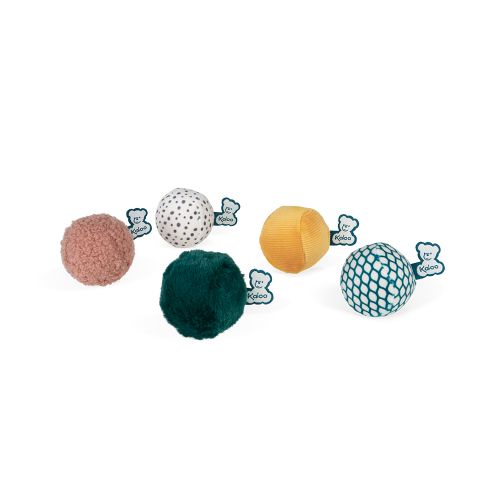 [4894173100461] Set balles sensorielles pour bébé - Kaloo - 5 balles