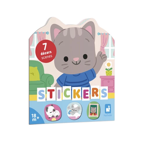 [3700217391973] Cahier de stickers - Janod - Décore la maison 