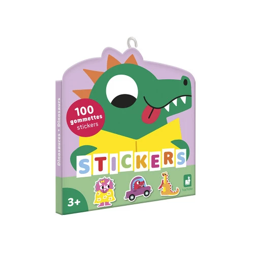 [3700217391898] Grandes gommettes - Janod - Dinosaures ( 3 ans )  