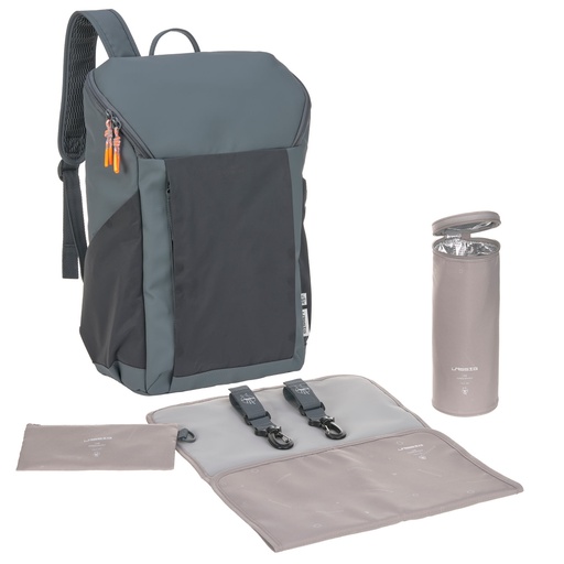 [4066239136053] Sac à dos à langer - Lässig - Slender up, anthracite 