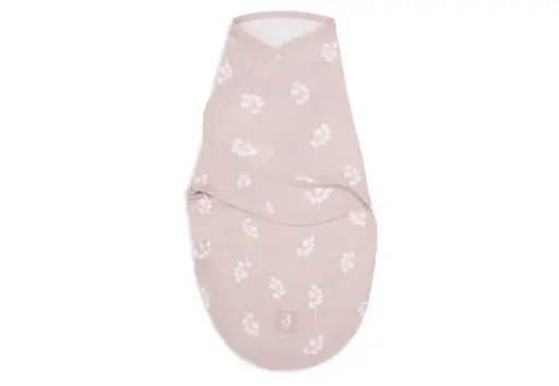 [8717329381841] Couverture d'emmaillotage - Jollein - 0-3 Mois Twig - Wild Rose