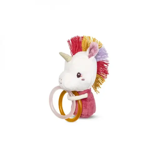 [5414834836103] Mini-hochet - Lilliputiens - Lena la licorne 