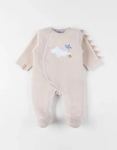 [5414220205773] Pyjama - noukie's - Velours brodé dino 1 mois 