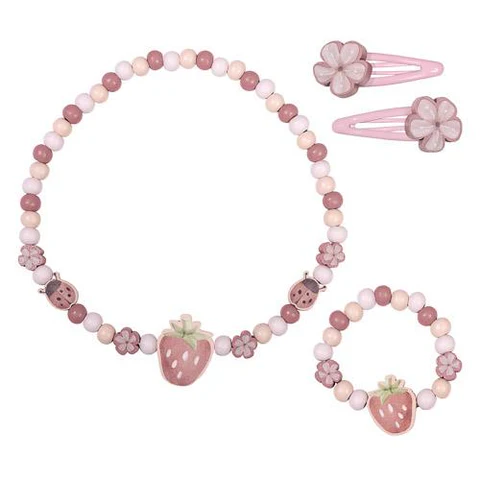 [8714274126213] Set bijoux - Little dutch - Fraises  
