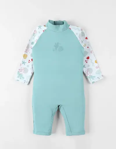 [5414220214591] Combi maillot UV - noukie's - Rayé écru 3/4 ans 