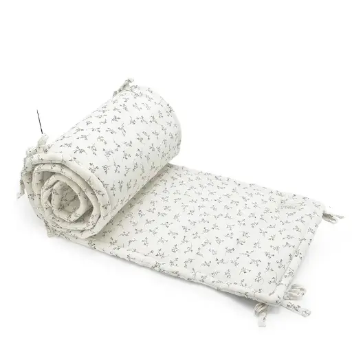 [9507759397128] Tour de lit - Babyshower - Olive bloom