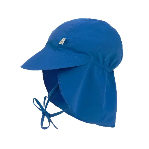 [4066239127396] Casquette protège nuque (anti-UV) - Lässig - bleu 3/6 mois
