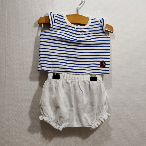[V04964] Ensemble - Petit bateau - 1 mois 