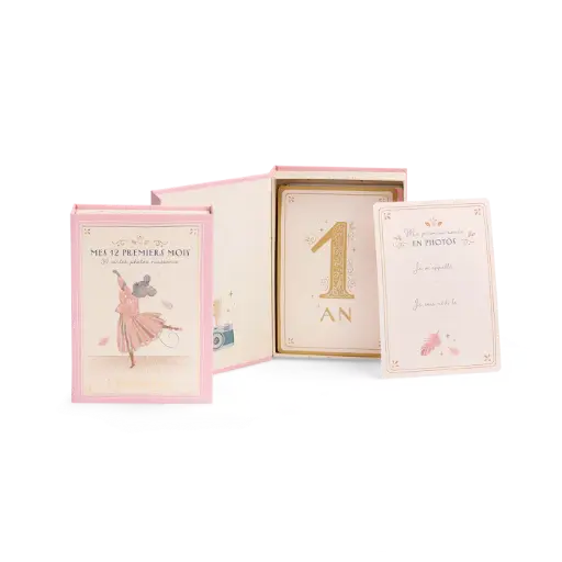 Cartes Mes 12 premiers mois - Moulin Roty - La petite école de danse (30 cartes)