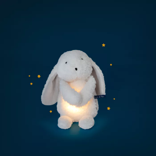 [3575676840306] Lapin lumineux - Moulin Roty - Puce & Pilou 