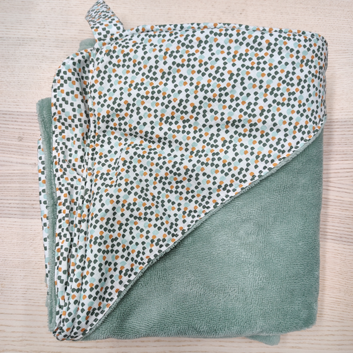 [FC033] Cape de bain - Fleur de coton - Mosaïque 