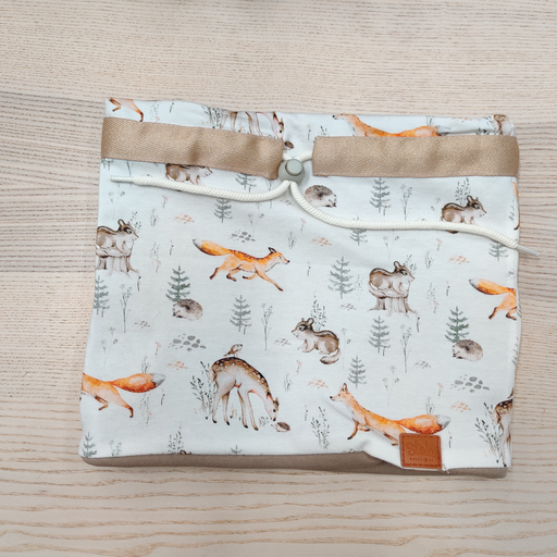 [ST000] Col mi-saison avec prénom - Stela -  Forêt (2/10 ans)