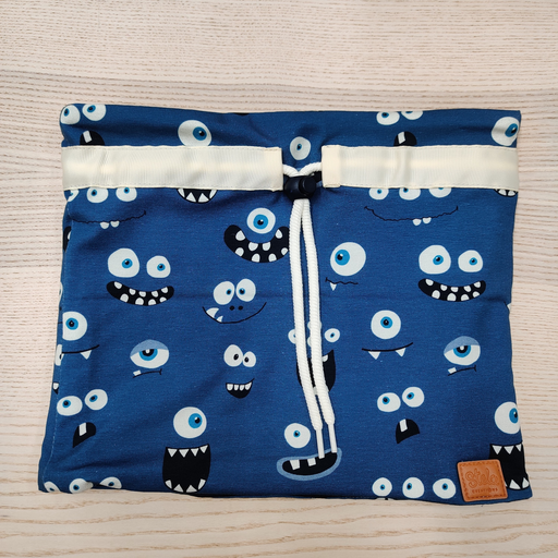 [ST012] Col mi-saison avec prénom - Stela -  monstres (2/10 ans)         