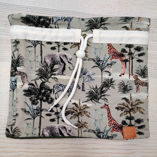 [ST015] Col mi-saison avec prénom - Stela -  Safari (2/10 ans)         