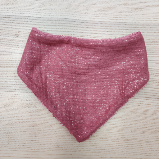 [ST023] Bandana mi-saison  - Stela - Rose pailletés
