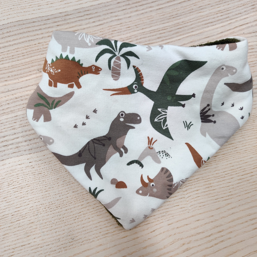 [ST034] Bandana mi-saison - Stela -  Dinosaures 