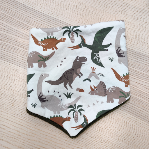 [ST043] Bandana XL mi-saison - Stela - Dinosaures 