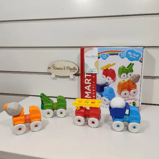 [P01480] Jeu magnétique - Smartmax - My First Vehicles