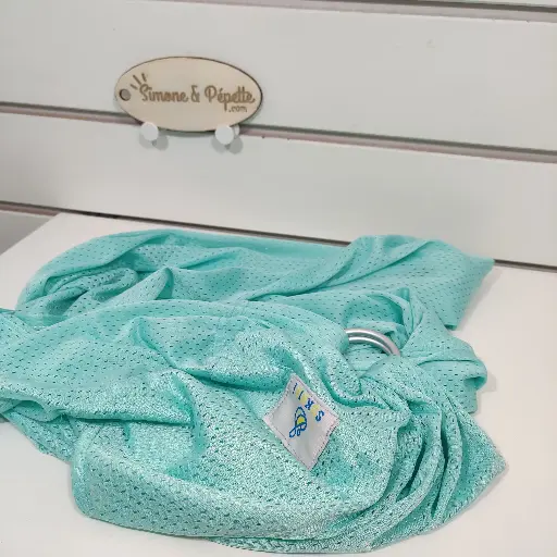 [P01512] Porte bébé sliing - Sukkiri - menthe