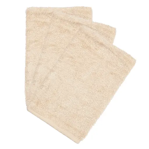 [5414546075050] Gants de toilette (3 pcs) - Timboo - Frosted almond