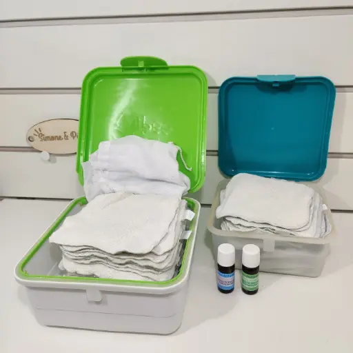 [P01558] Maxi kit - Cheeky Wipes - 50 lingette, 2 boites, sac