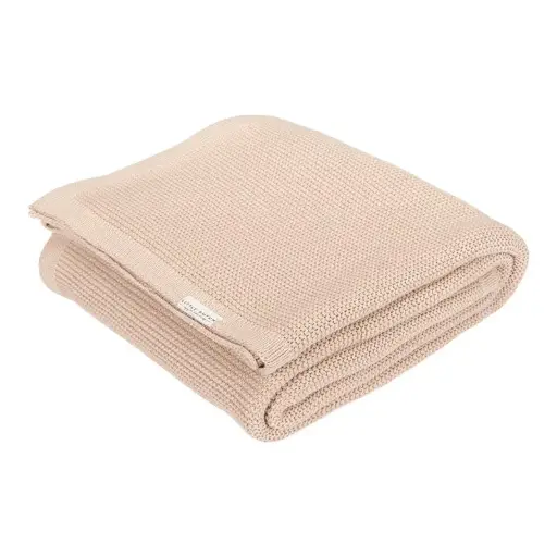 [8720847024404] Couverture - Little Dutch - Berceau beige