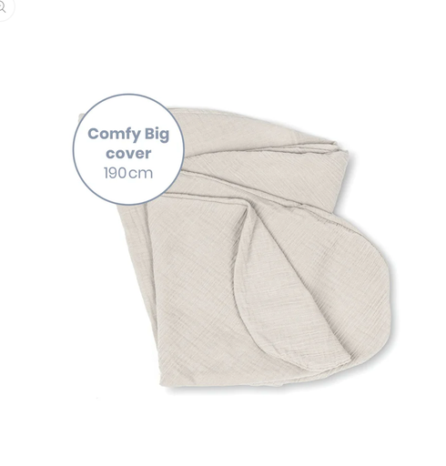 [5400653009378] Housse de coussin d'allaitement - Doomoo - tétra almond (comfy big cover) 