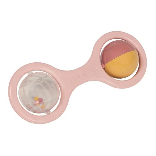 [8712051127682] Hochet à billes - Little dutch - Rose 
