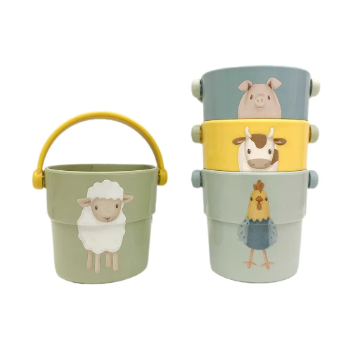 [8712051120249] Gobelets de bain - Little dutch - Little farm 