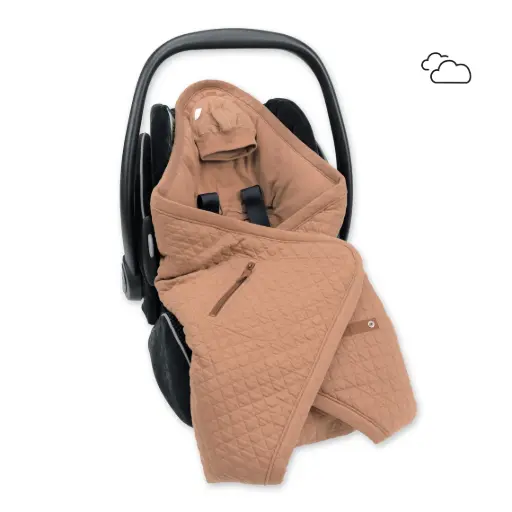 [5420010712628] Nid d'ange BISIDE - 0-12m Beige quilted + pady jersey