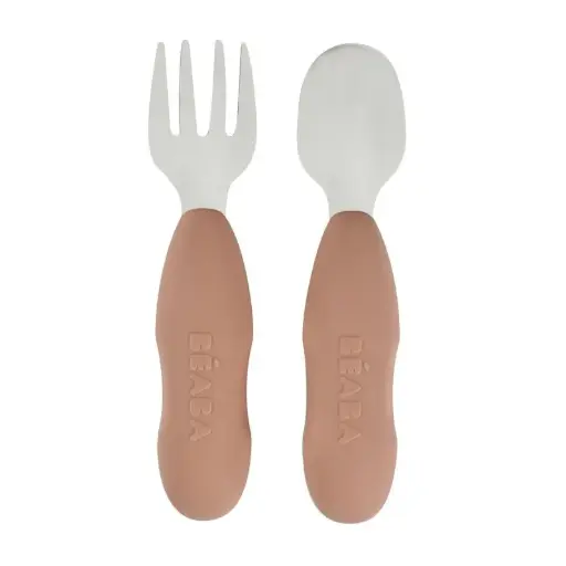 [3384349135959] Lot de 2 pré-couverts inox - Beaba - Pralin