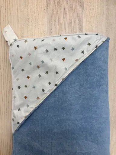 [FC054] Cape de bain - Fleur de coton - Etoile 90x90 