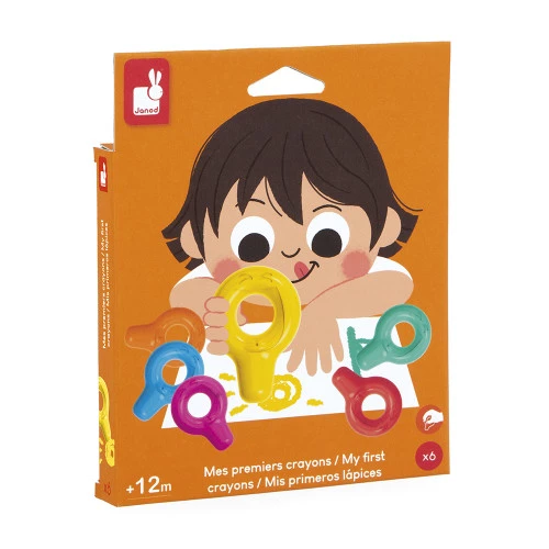 [3700217374006] Mes premiers crayons - Janod - x6