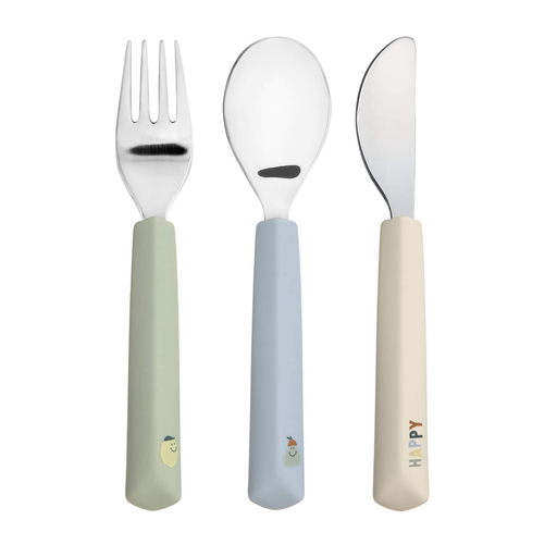 [4066239152718] Set de 3 couverts en inox - Lässig - Happy fruits Lemon 