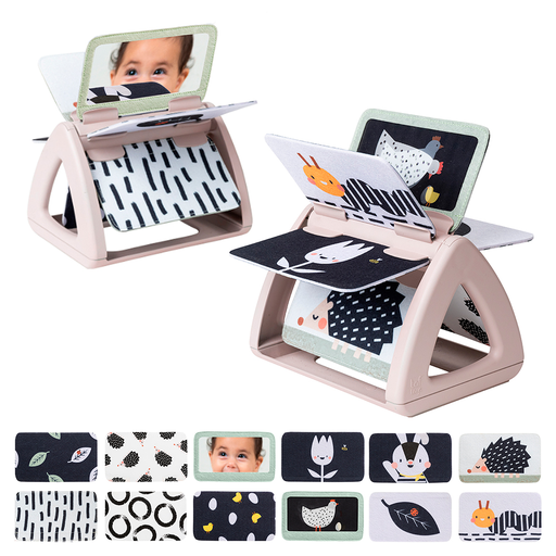 [605566133850] Livre miroir tournant - Tof toys - Noir & blanc 