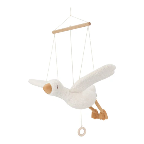[8713291884243] Boîte à musique - Little Dutch - Décoration suspendue Oie