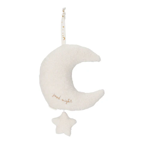 [8713291884496] Peluche musicale - Little Dutch - Lune