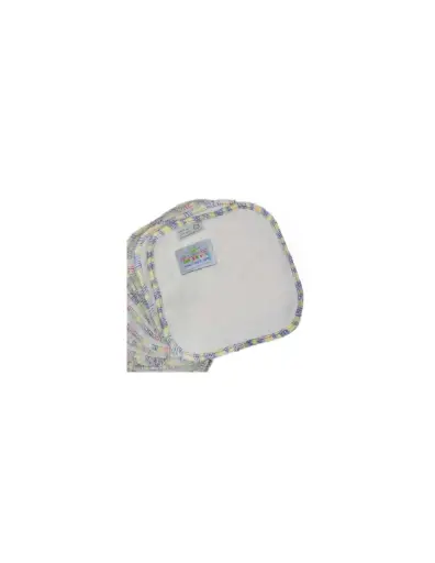 Lingettes réutilisables 25pc - E.Cool Logic - Coton nature