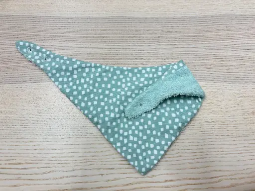 [ST051] Bandana - Stela - Vert et blanc