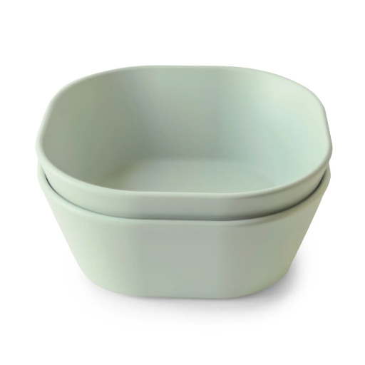 [810052460369] Lot de deux petits bols - Mushie - Vert 