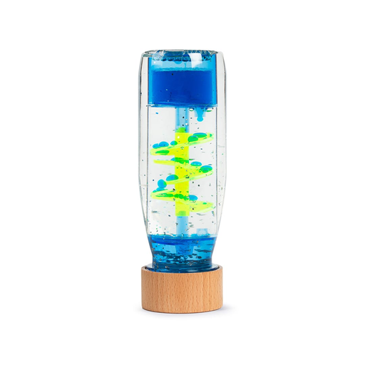 [8425402857793] Bouteille sensorielle - Petit Boum - "Float" Spiral blue 