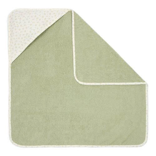 [8721122570388] Cape de bain - Little dutch - Blueberry leaves ( vert ) 100x100