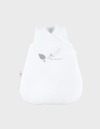 [5414220229298] Gigoteuse - Noukie's - écru brodée en Veloudoux 0-3m (50cm) Tog 2-3,5